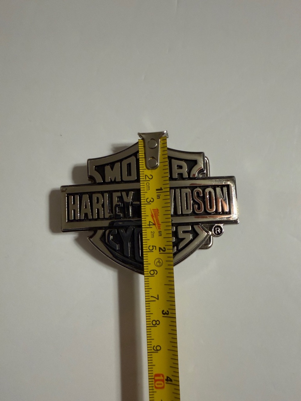 Vintage Harley-Davidson Black and Silver Bar & Shield Belt Buckle 2005 HD. NWOT - Picture 8 of 8
